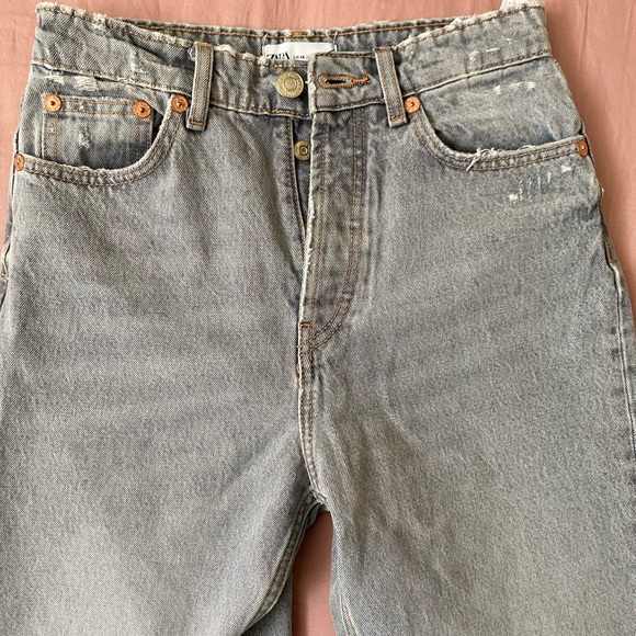 zara grey mom jeans - Picture 3 of 7